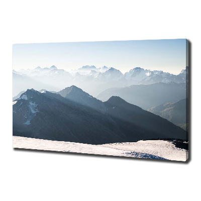 Canvas wall art Mountain peaks