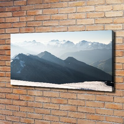 Canvas wall art Mountain peaks