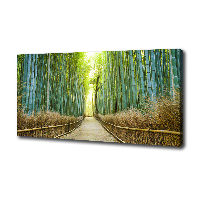 Canvas wall art Bamboo forest