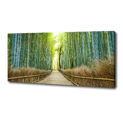 Canvas wall art Bamboo forest