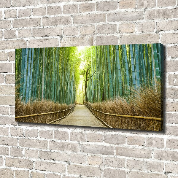 Canvas wall art Bamboo forest