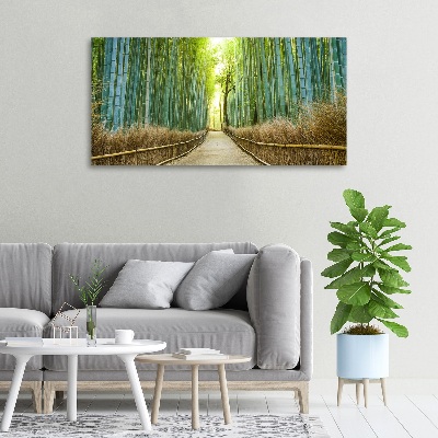 Canvas wall art Bamboo forest