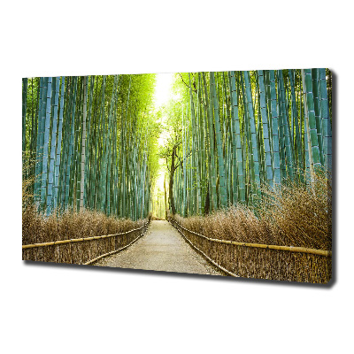 Canvas wall art Bamboo forest