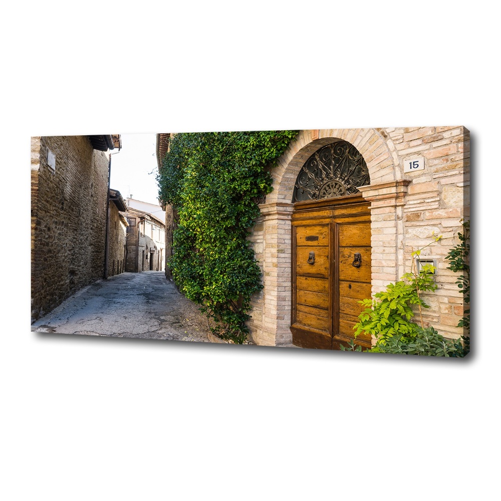 Canvas wall art Charming street