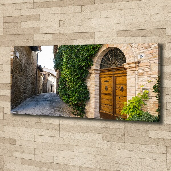 Canvas wall art Charming street