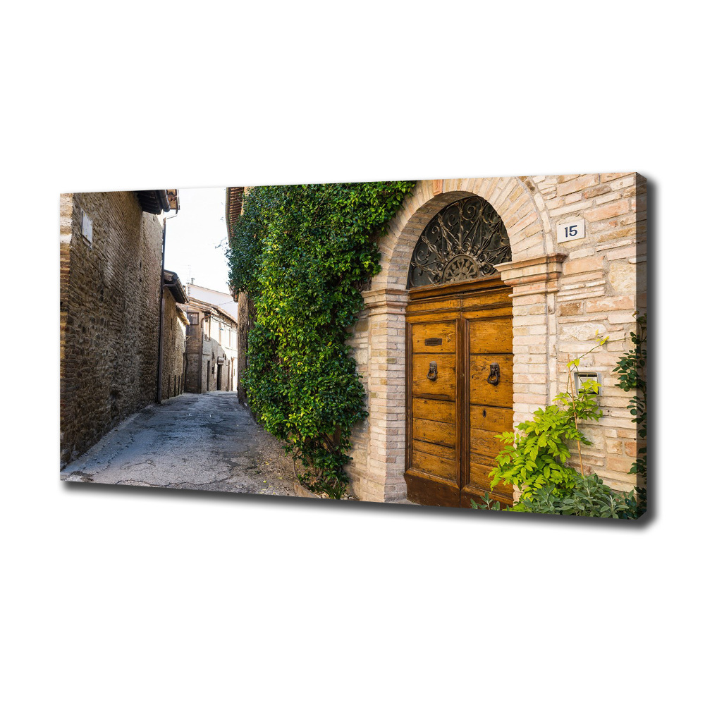 Canvas wall art Charming street