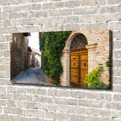 Canvas wall art Charming street