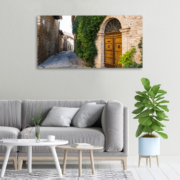 Canvas wall art Charming street