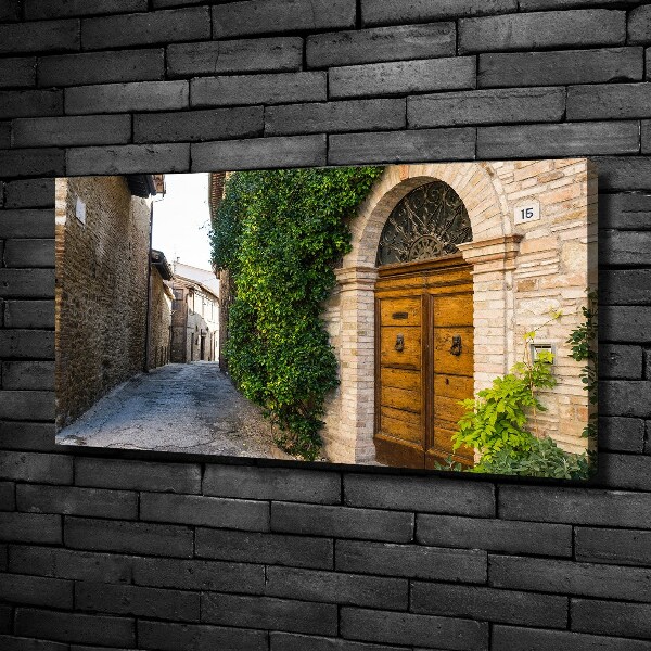 Canvas wall art Charming street