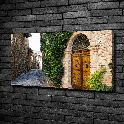 Canvas wall art Charming street