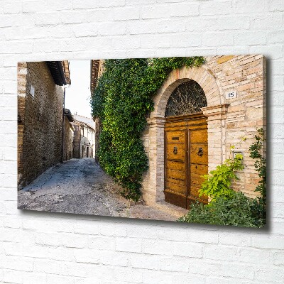 Canvas wall art Charming street