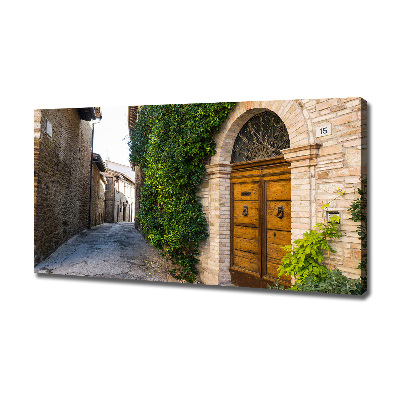 Canvas wall art Charming street