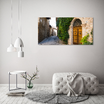 Canvas wall art Charming street