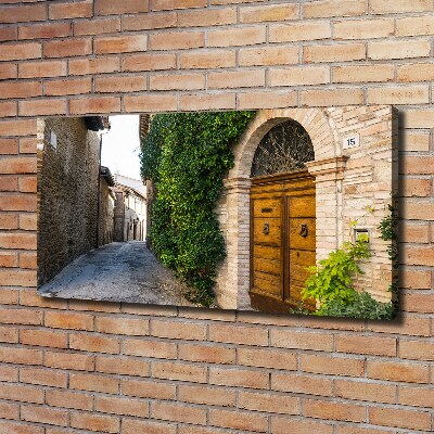 Canvas wall art Charming street