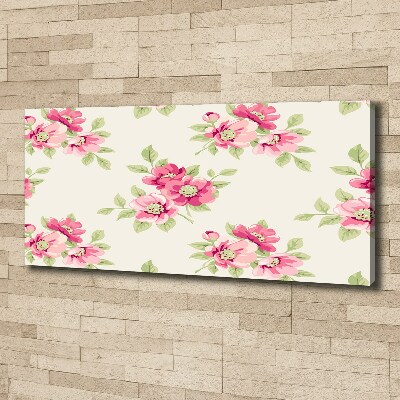 Canvas wall art Floral pattern