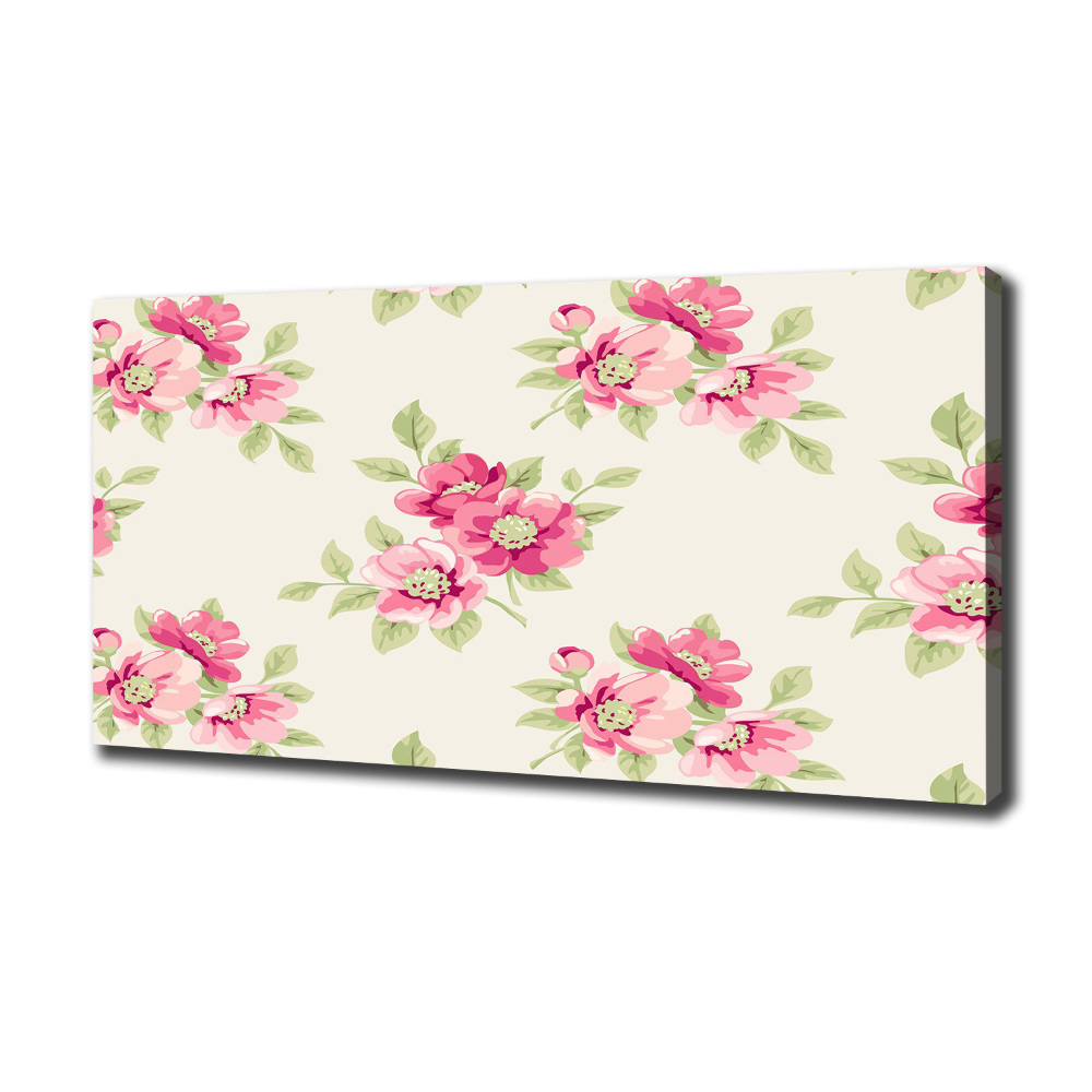 Canvas wall art Floral pattern