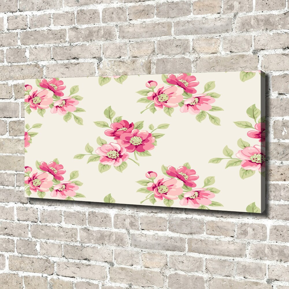 Canvas wall art Floral pattern