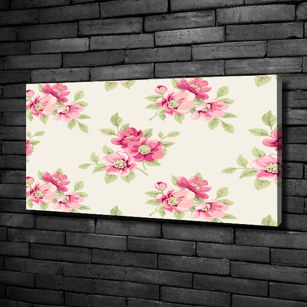 Canvas wall art Floral pattern