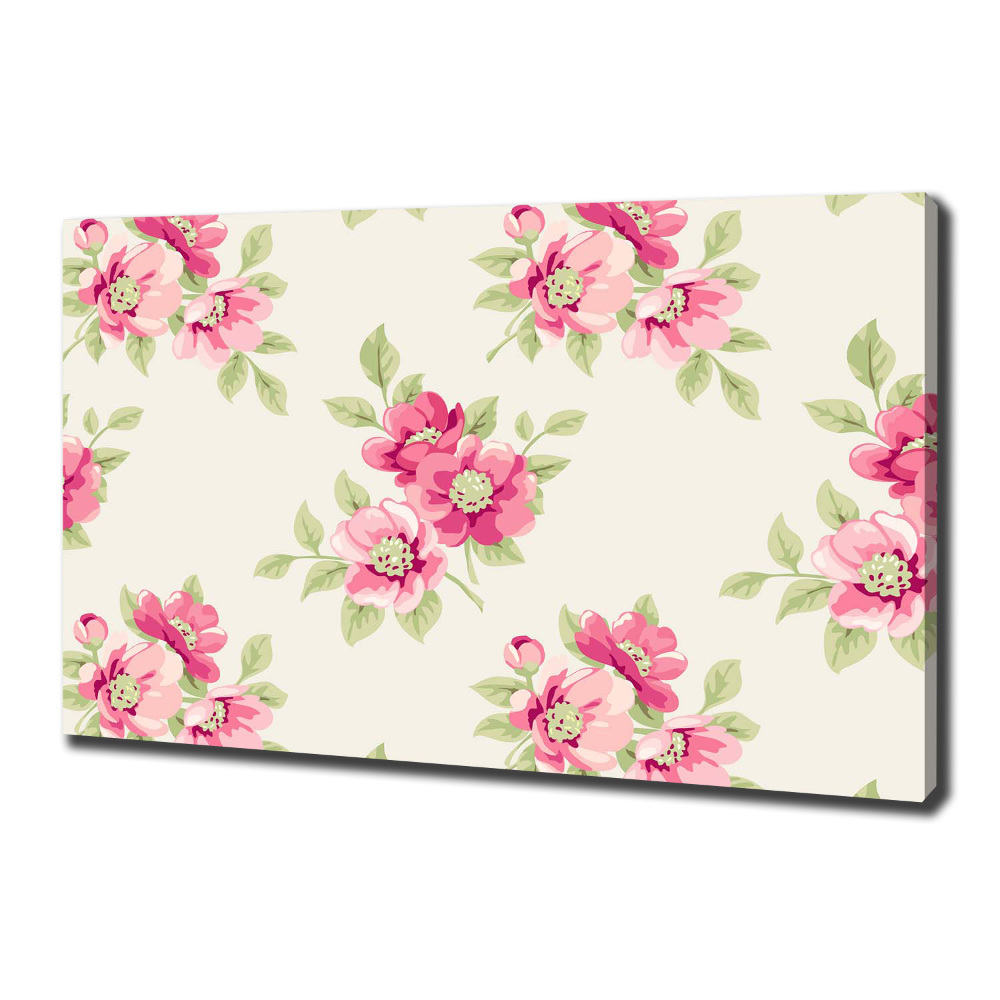 Canvas wall art Floral pattern