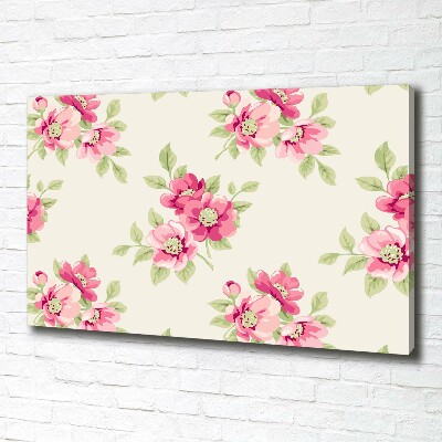 Canvas wall art Floral pattern