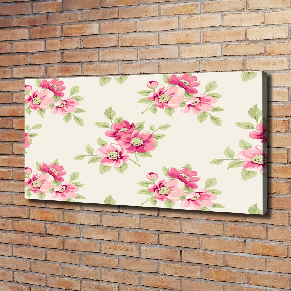 Canvas wall art Floral pattern