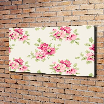 Canvas wall art Floral pattern