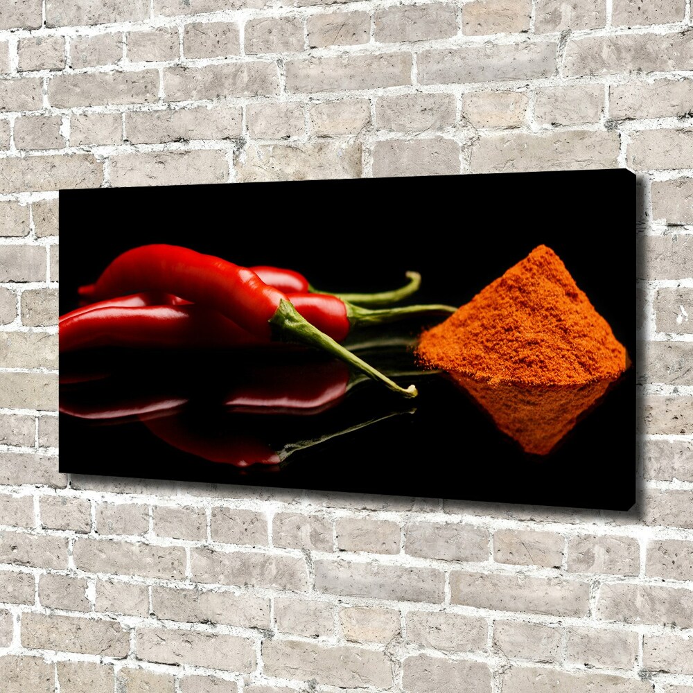 Canvas wall art Chilli and cayenne