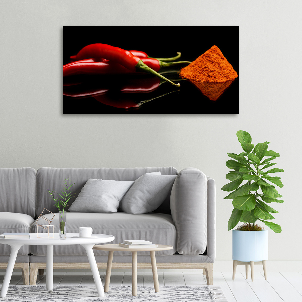 Canvas wall art Chilli and cayenne