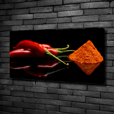 Canvas wall art Chilli and cayenne