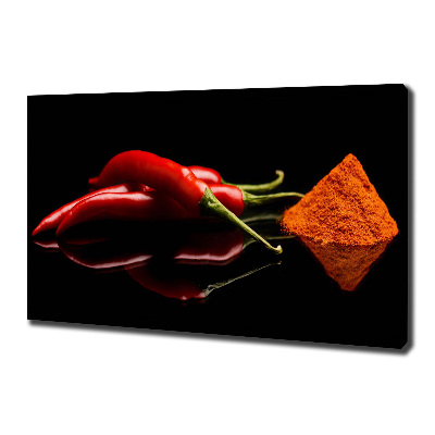 Canvas wall art Chilli and cayenne