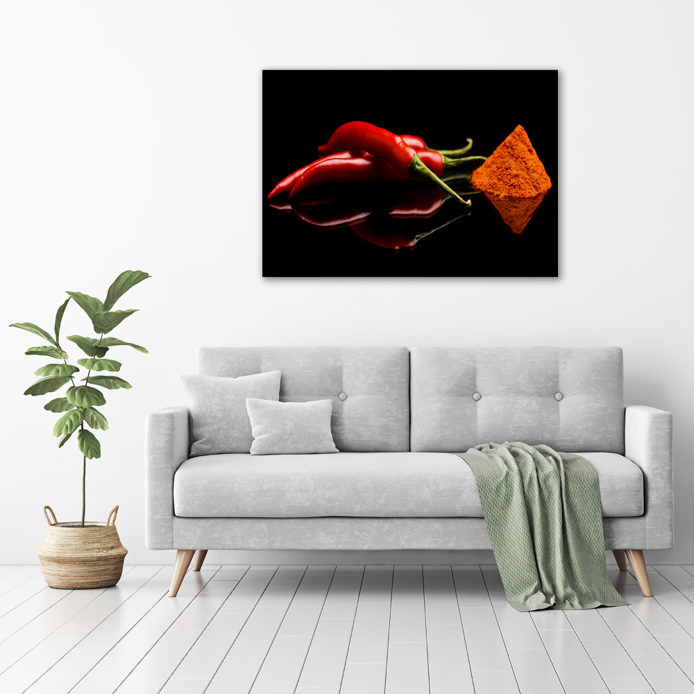 Canvas wall art Chilli and cayenne