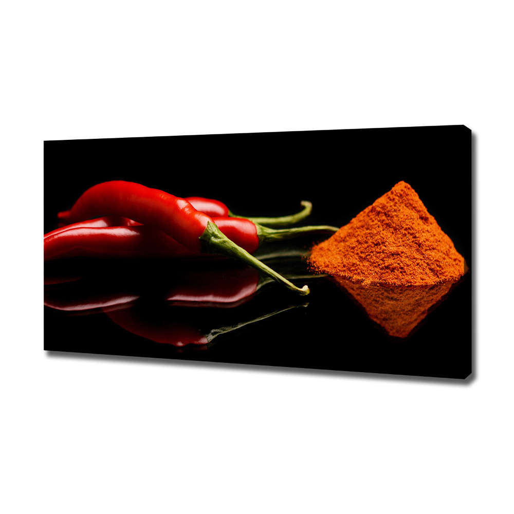 Canvas wall art Chilli and cayenne