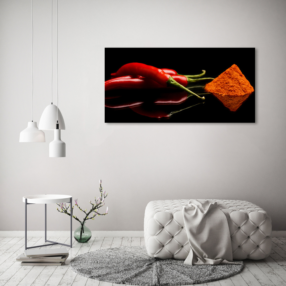 Canvas wall art Chilli and cayenne