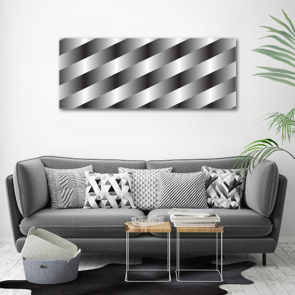 Canvas wall art Abstraction stripes