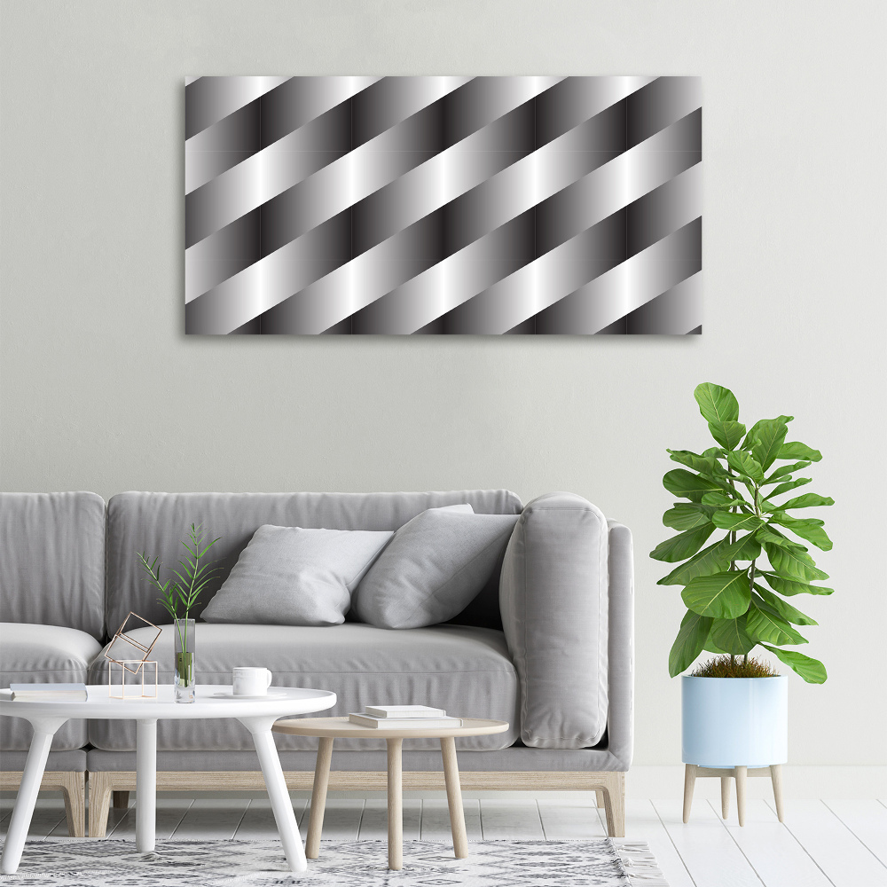 Canvas wall art Abstraction stripes