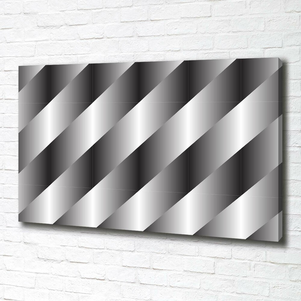 Canvas wall art Abstraction stripes