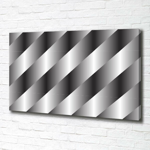 Canvas wall art Abstraction stripes