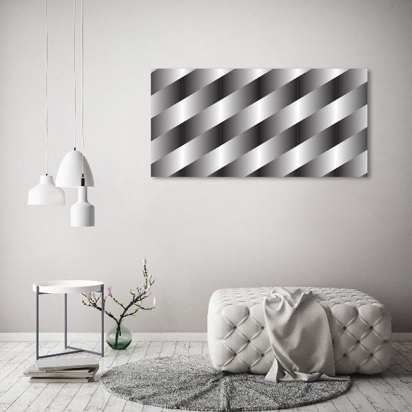 Canvas wall art Abstraction stripes