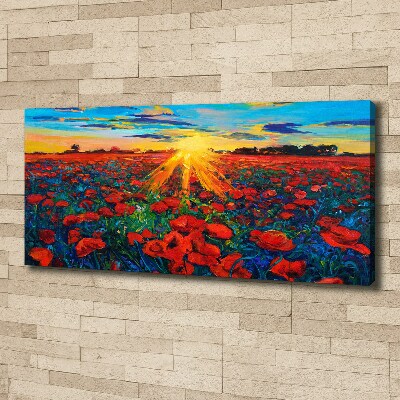 Canvas wall art Mak field