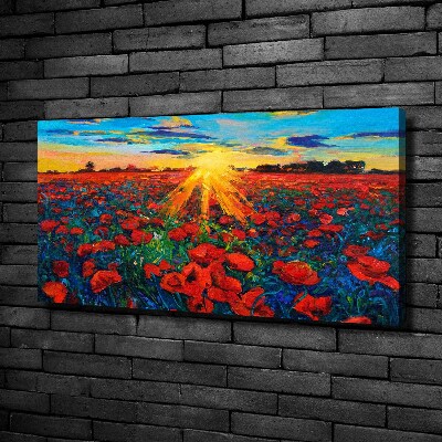 Canvas wall art Mak field