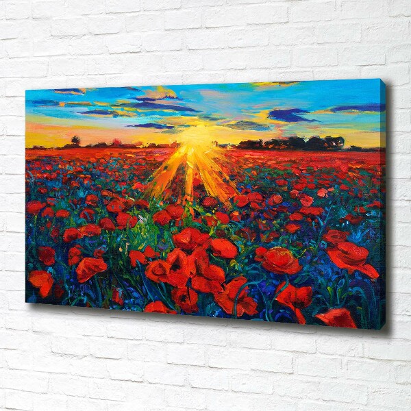 Canvas wall art Mak field