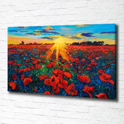 Canvas wall art Mak field