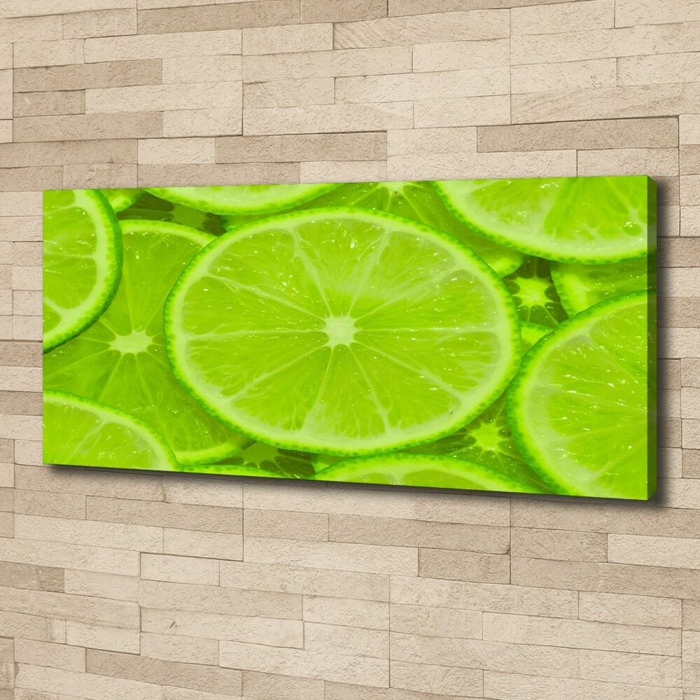 Canvas wall art Lime