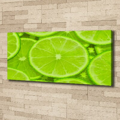 Canvas wall art Lime