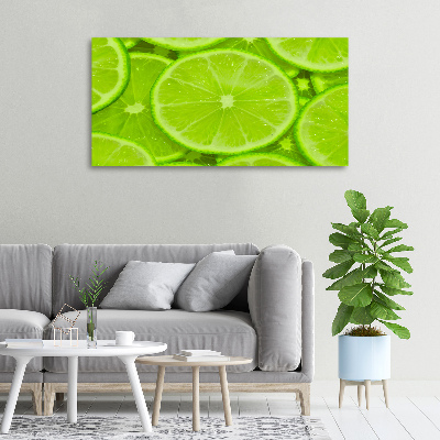 Canvas wall art Lime