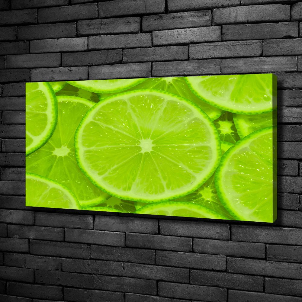 Canvas wall art Lime