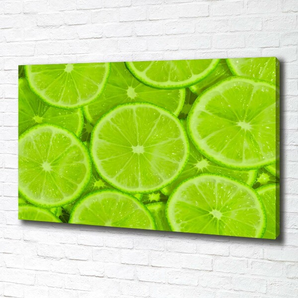 Canvas wall art Lime