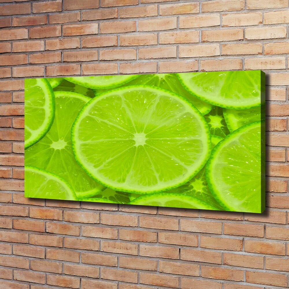 Canvas wall art Lime