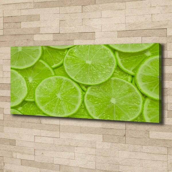 Canvas wall art Lime