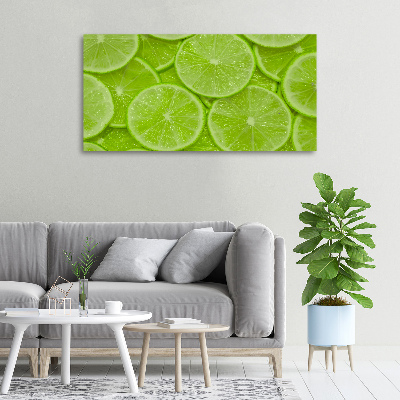 Canvas wall art Lime